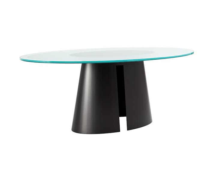 de sousa hughes powell bonnell fuego oval dining table