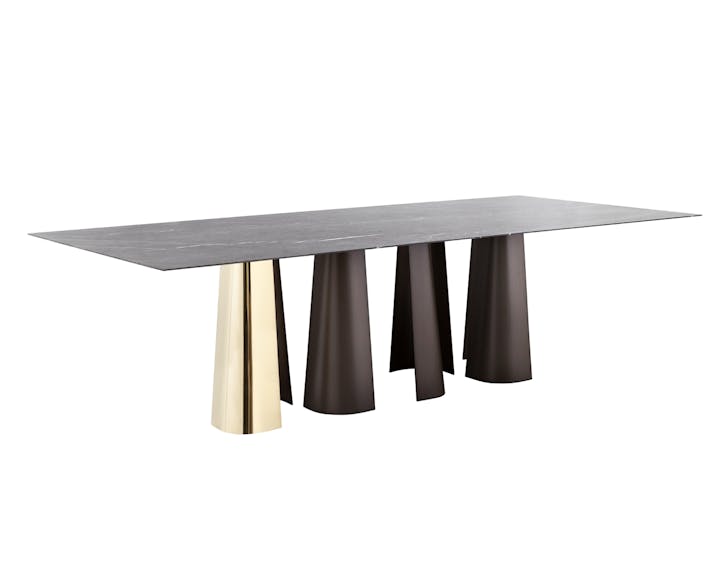 de sousa hughes powell bonnell snow rectangular dining table