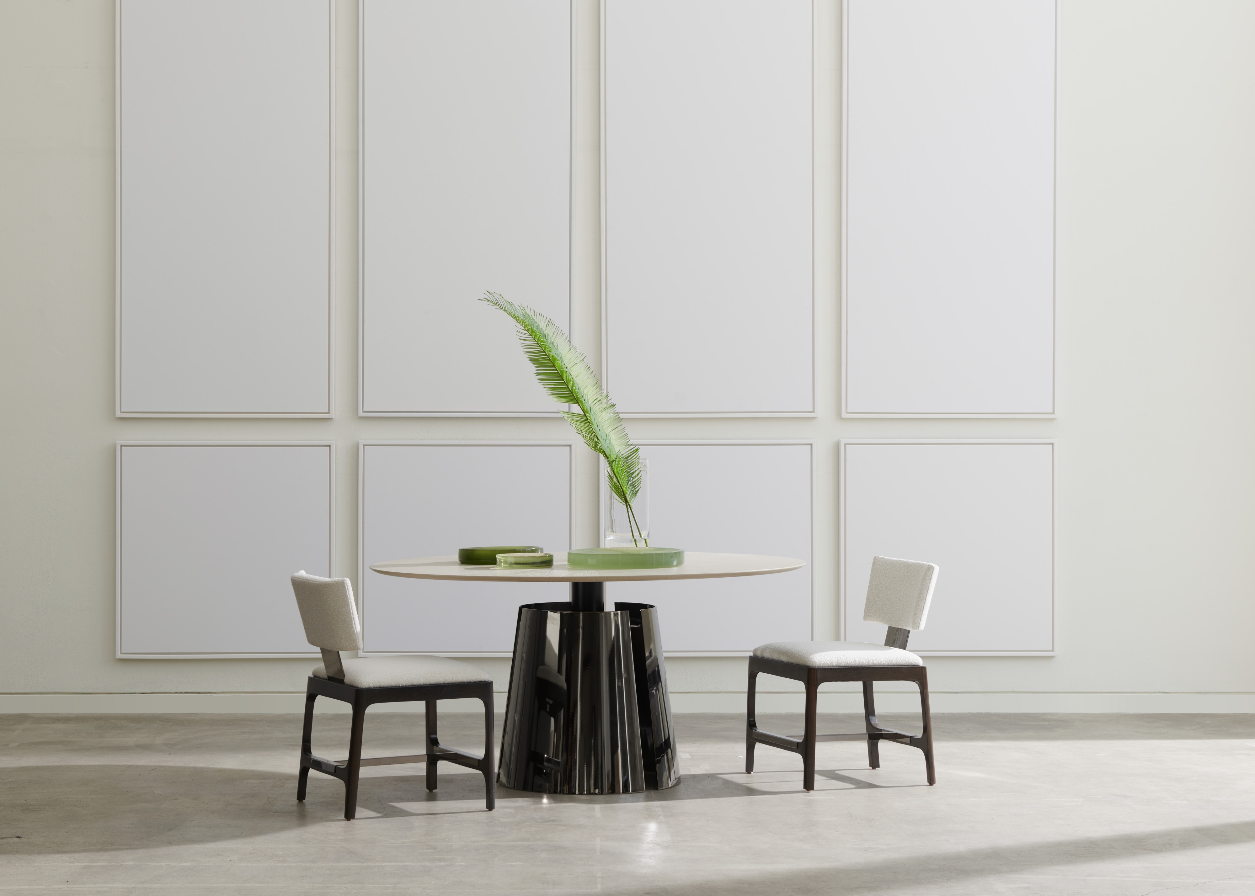 de-sousa-hughes-powell-bonnell-Gramercy dining chair (x2), Churner dining table