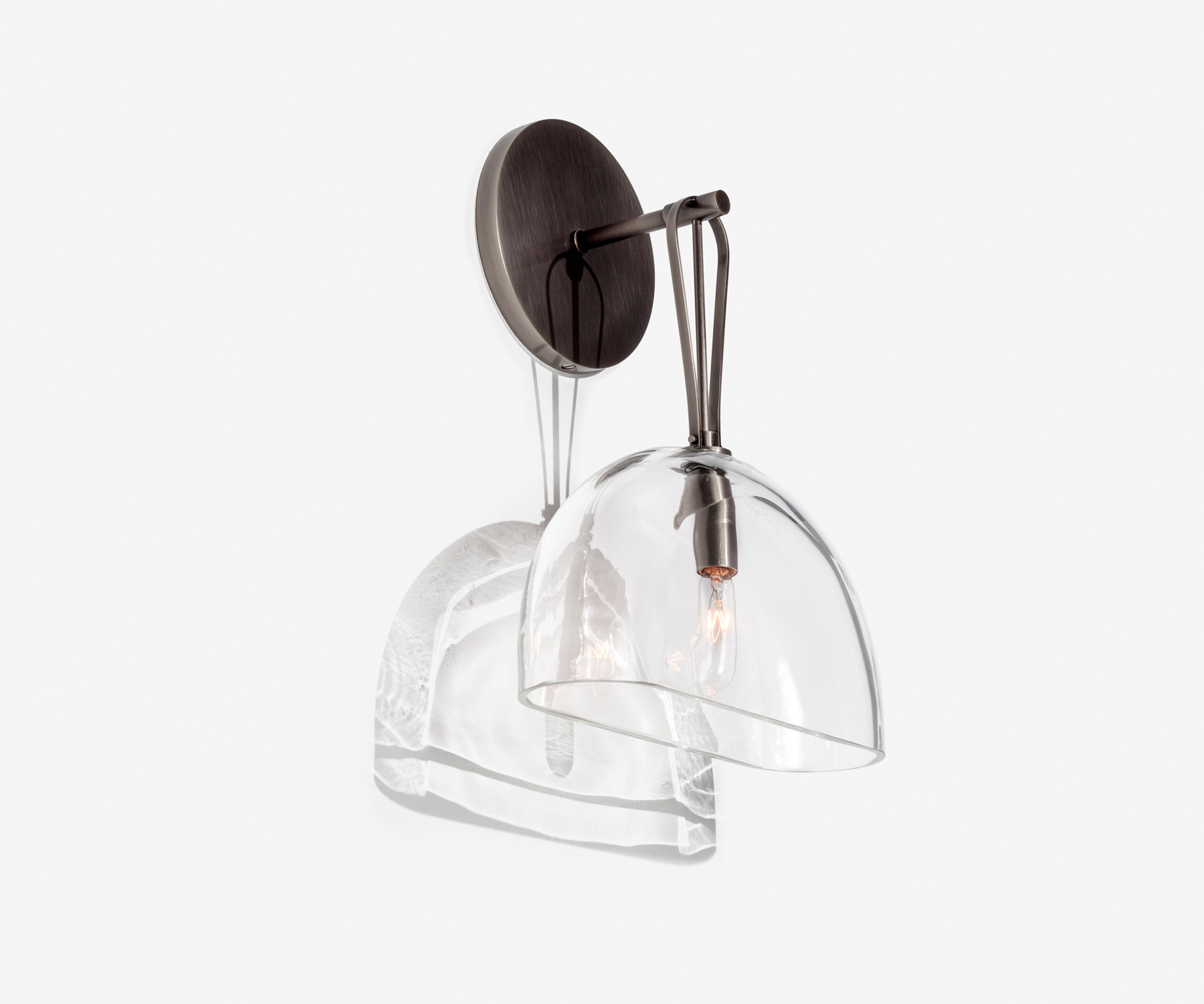 de sousa hughes alison berger crescent sconce side angle