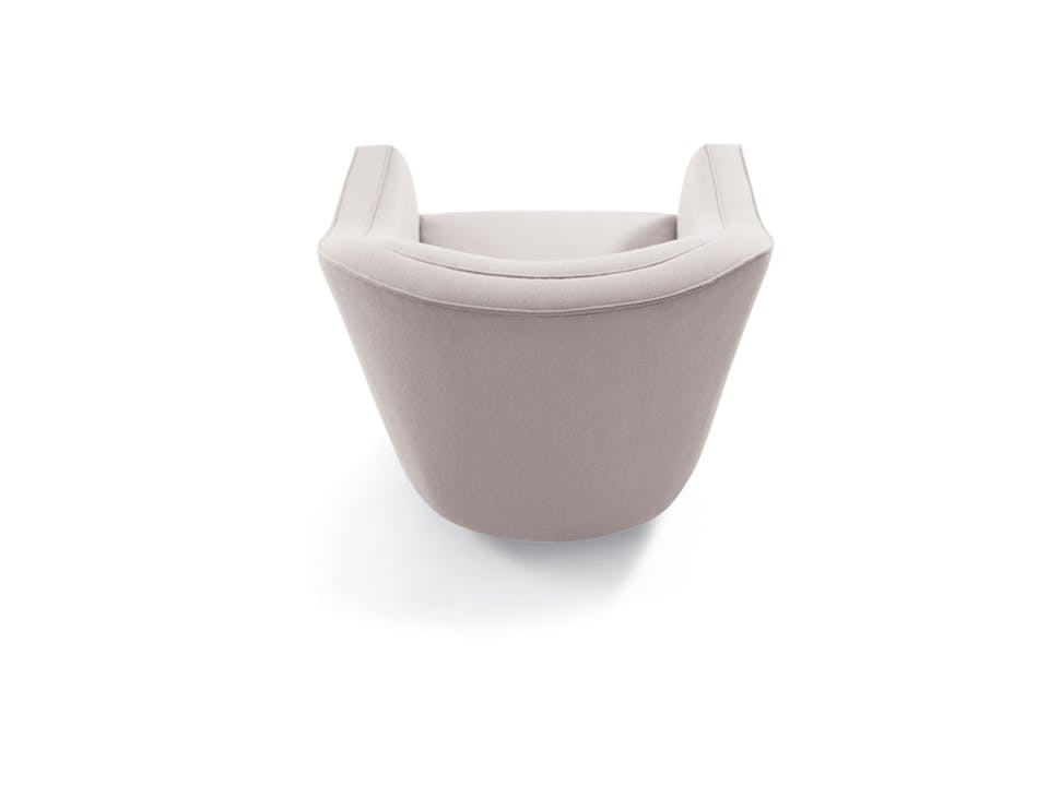 de sousa hughes bright chair barrel lounge top view