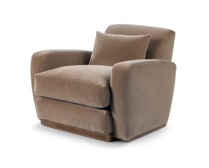 de sousa hughes bright chair pappas lounge chair side angle