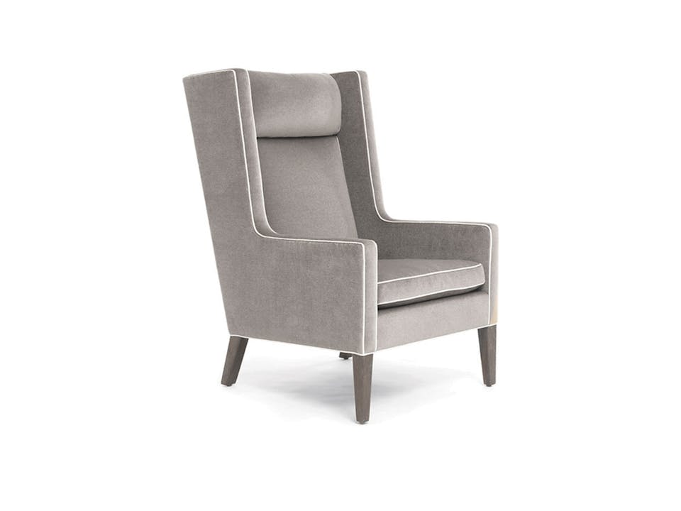 de sousa hughes bright chair Van Wing Chair With Upholstered Arm