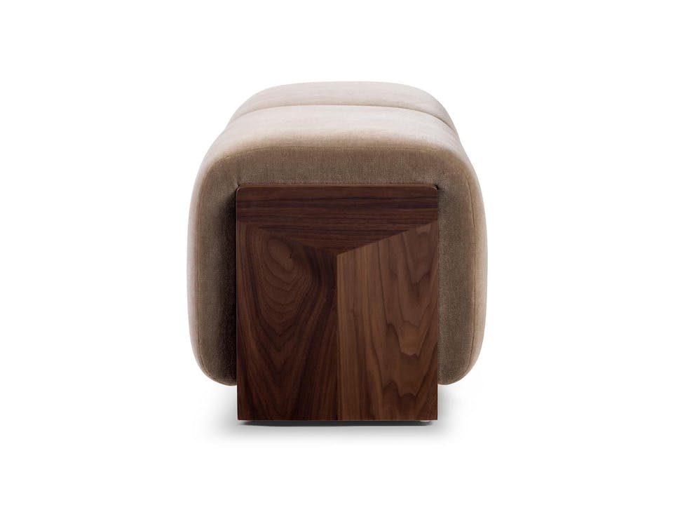 de sousa hughes bright chair Wolfgang 3 Seat Split Bench side