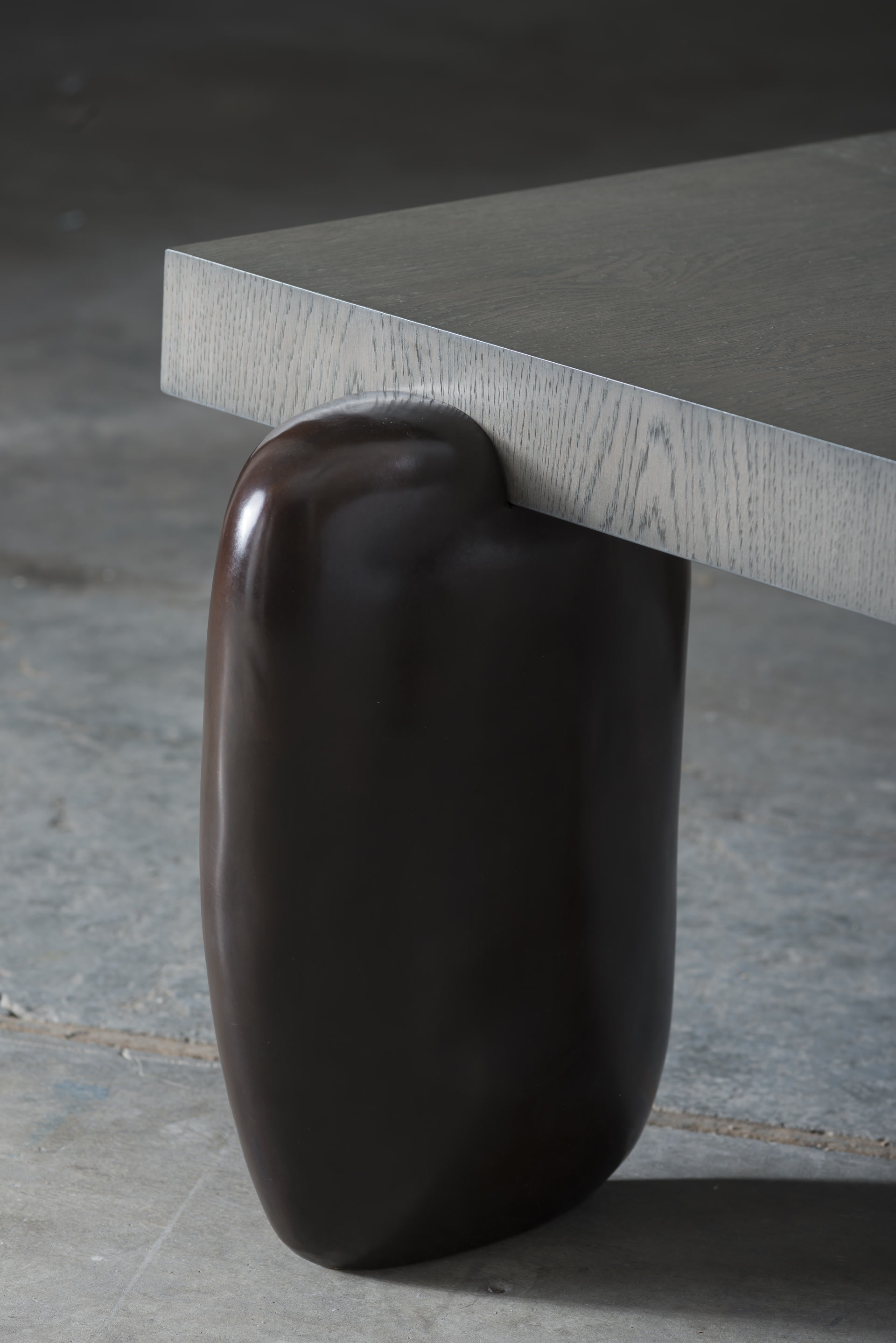 de sousa hughes jiun ho acora coffee table leg detail