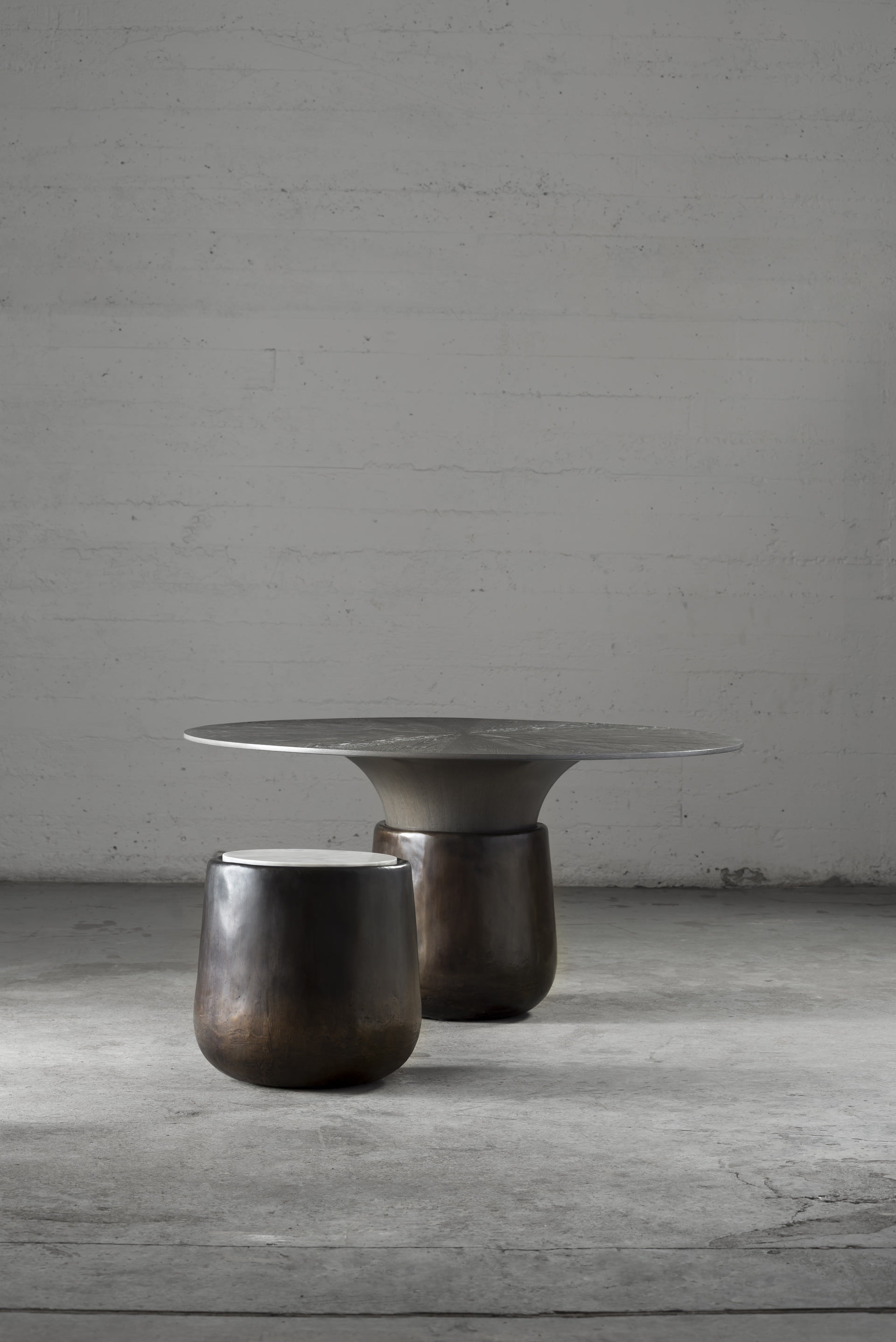 de sousa hughes jiun ho masai dining table masai side table