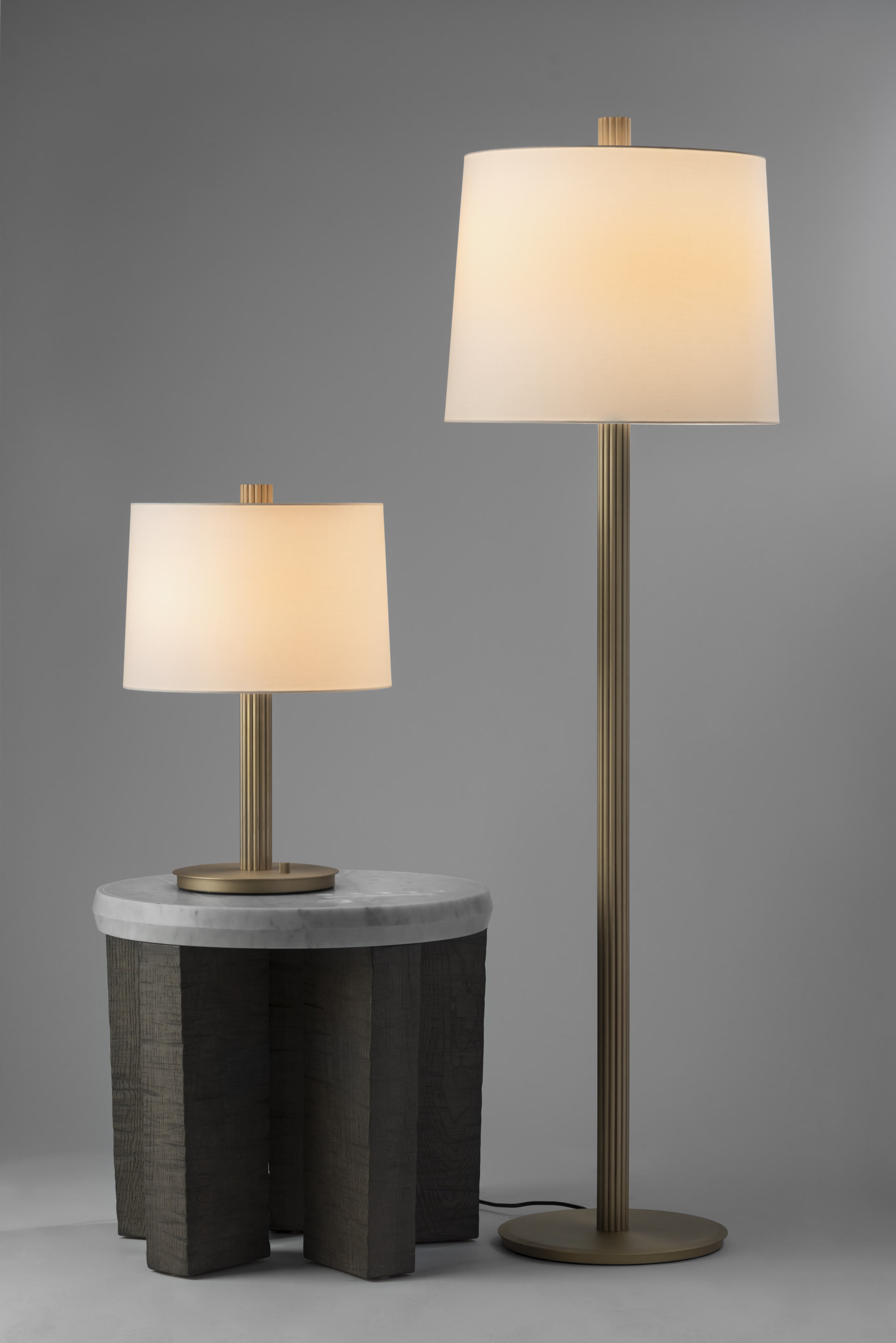 de sousa hughes jiun ho Ionic Table lamp and floor lamp