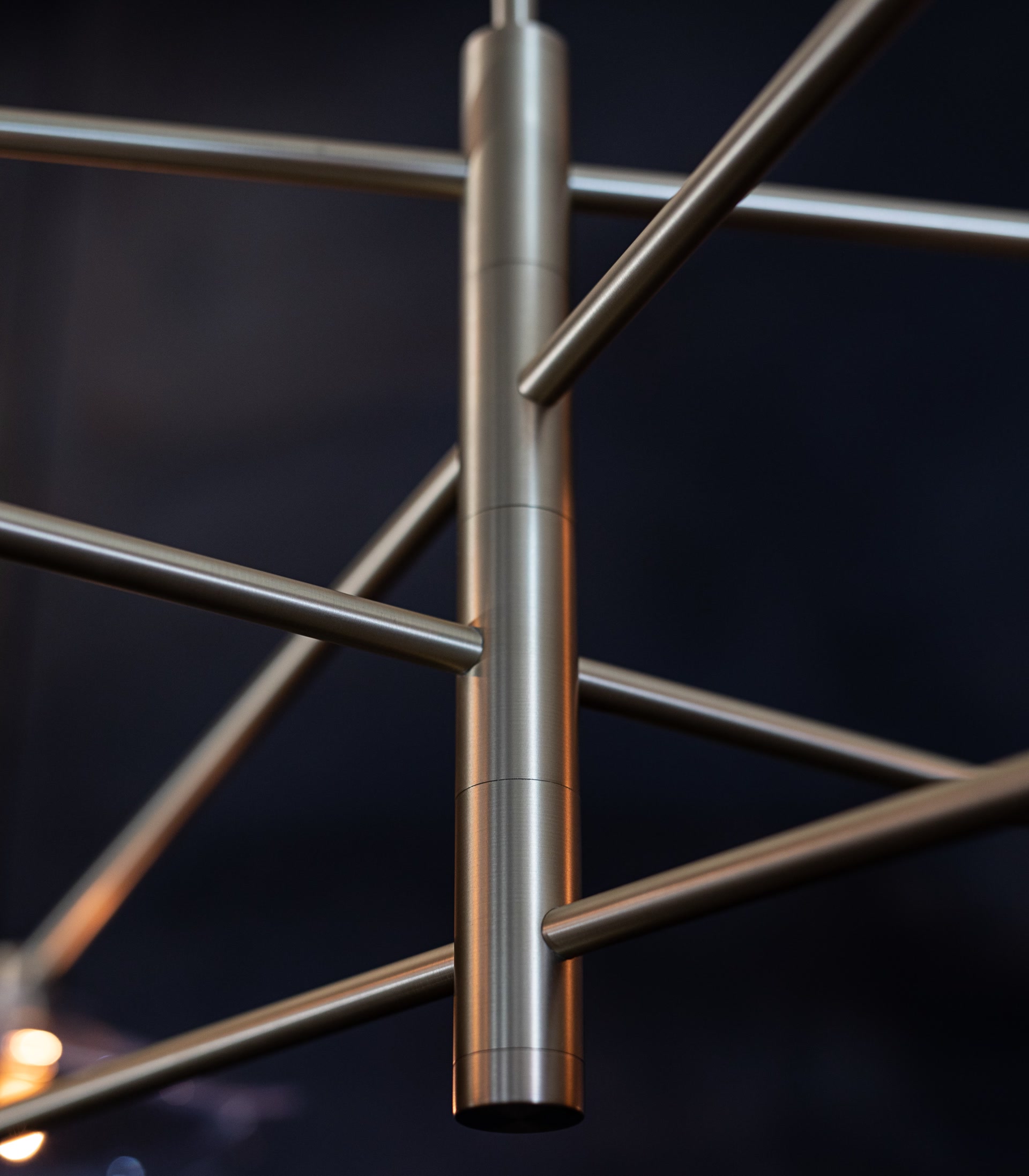 de sousa hughes john pomp calla chandelier metal detail