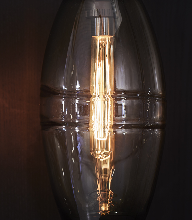 de sousa hughes john pomp clear band floor lamp detail