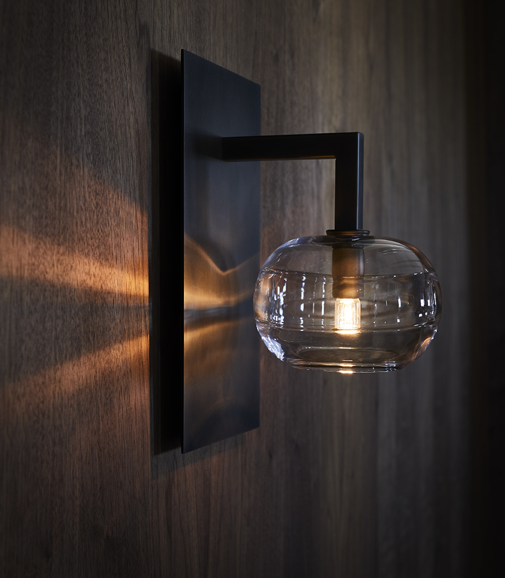 de sousa hughes john pomp clear band sconce