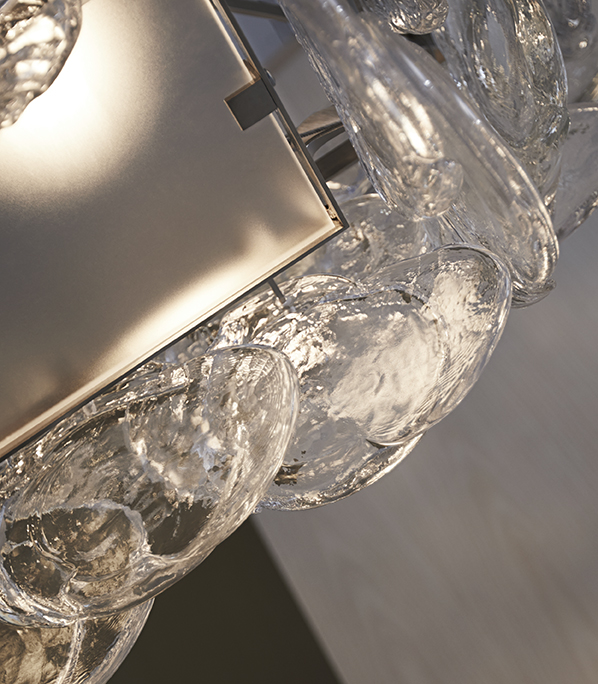 de sousa hughes john pomp ostrea chandelier detail