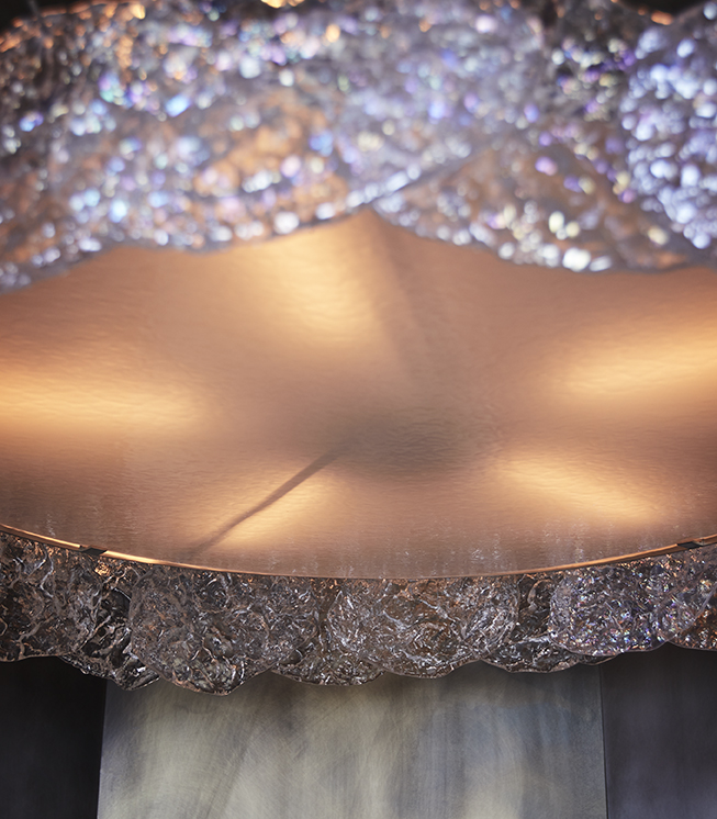 de sousa hughes john pomp rock edge chandelier detail