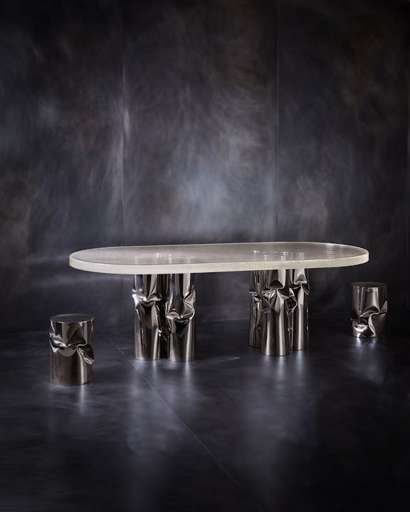 de sousa hughes john pomp warp dining table