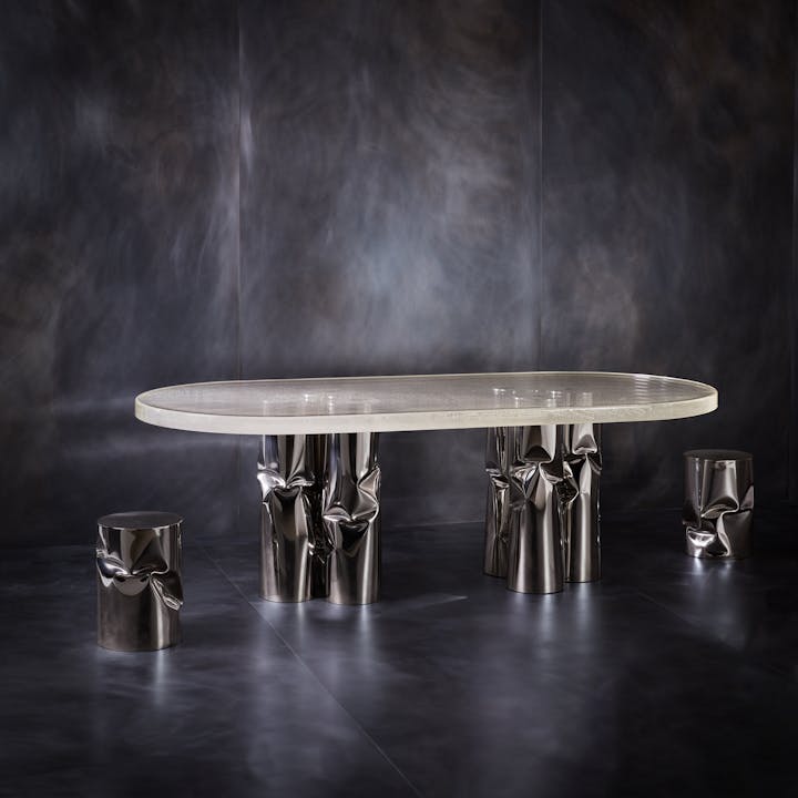 de sousa hughes john pomp warp dining table