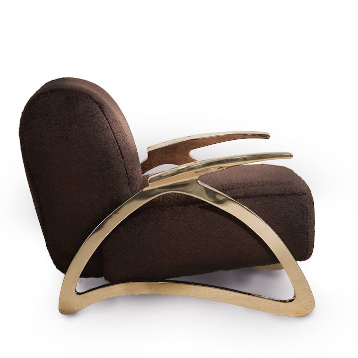 de sousa hughes kimberly denman cerus bronze armchair side
