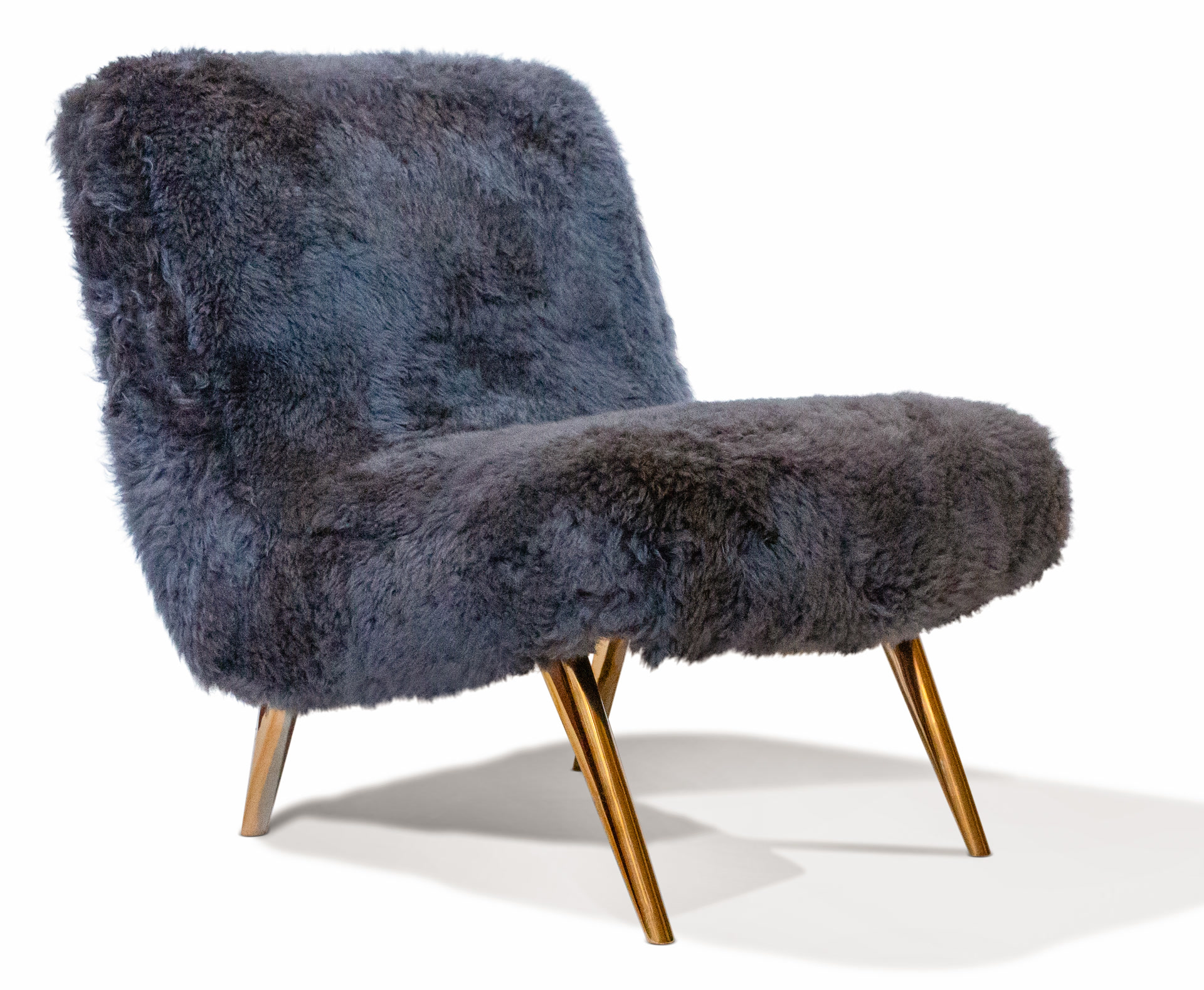 de sousa hughes kimberly denman clio bronze slipper chair