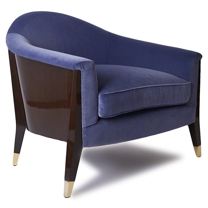 de sousa hughes kimberly denman cybelle armchair front angle