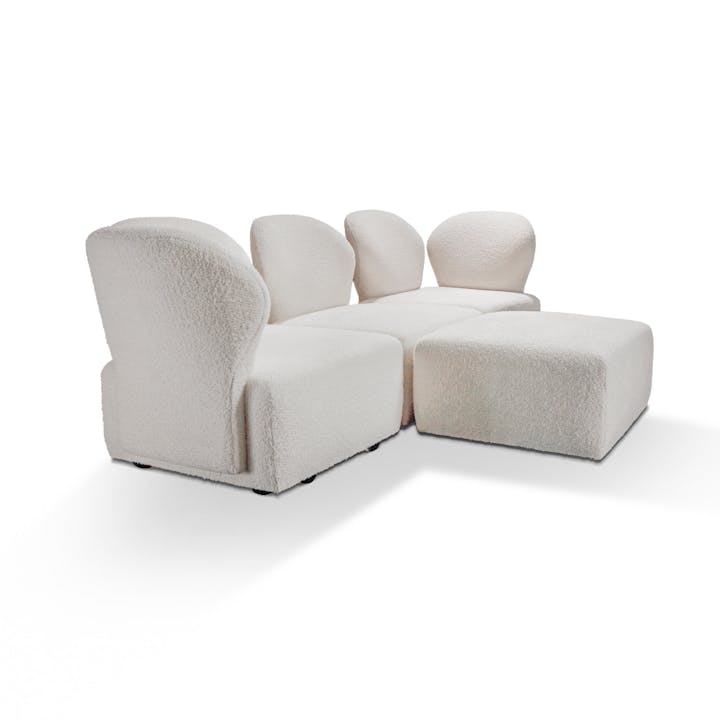 de sousa hughes kimberly denman flourish sectional sofa with ottoman side angle