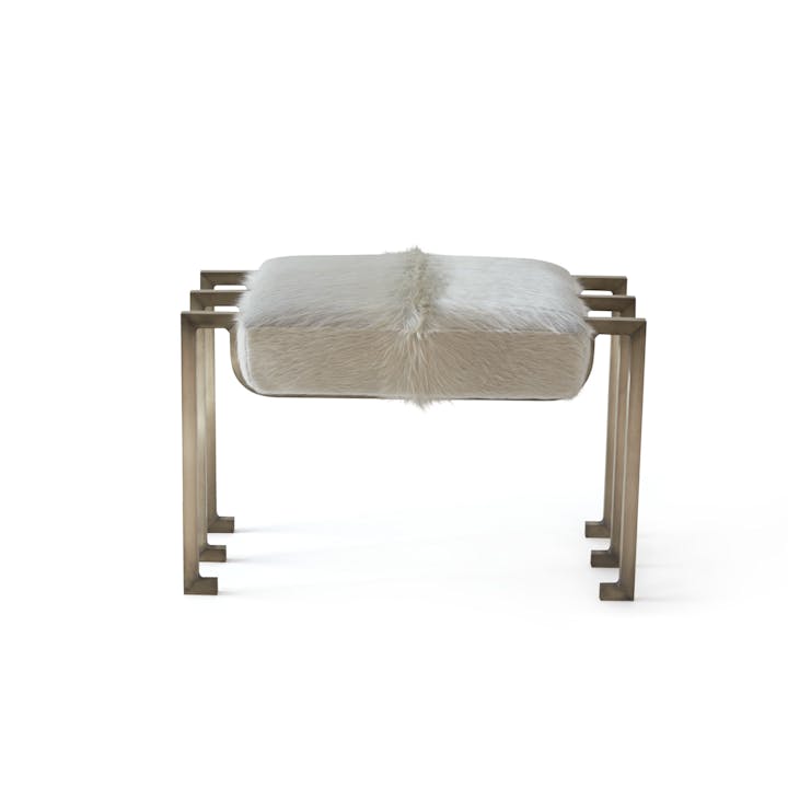 de sousa hughes kimberly denman poseidon solid brass stool front