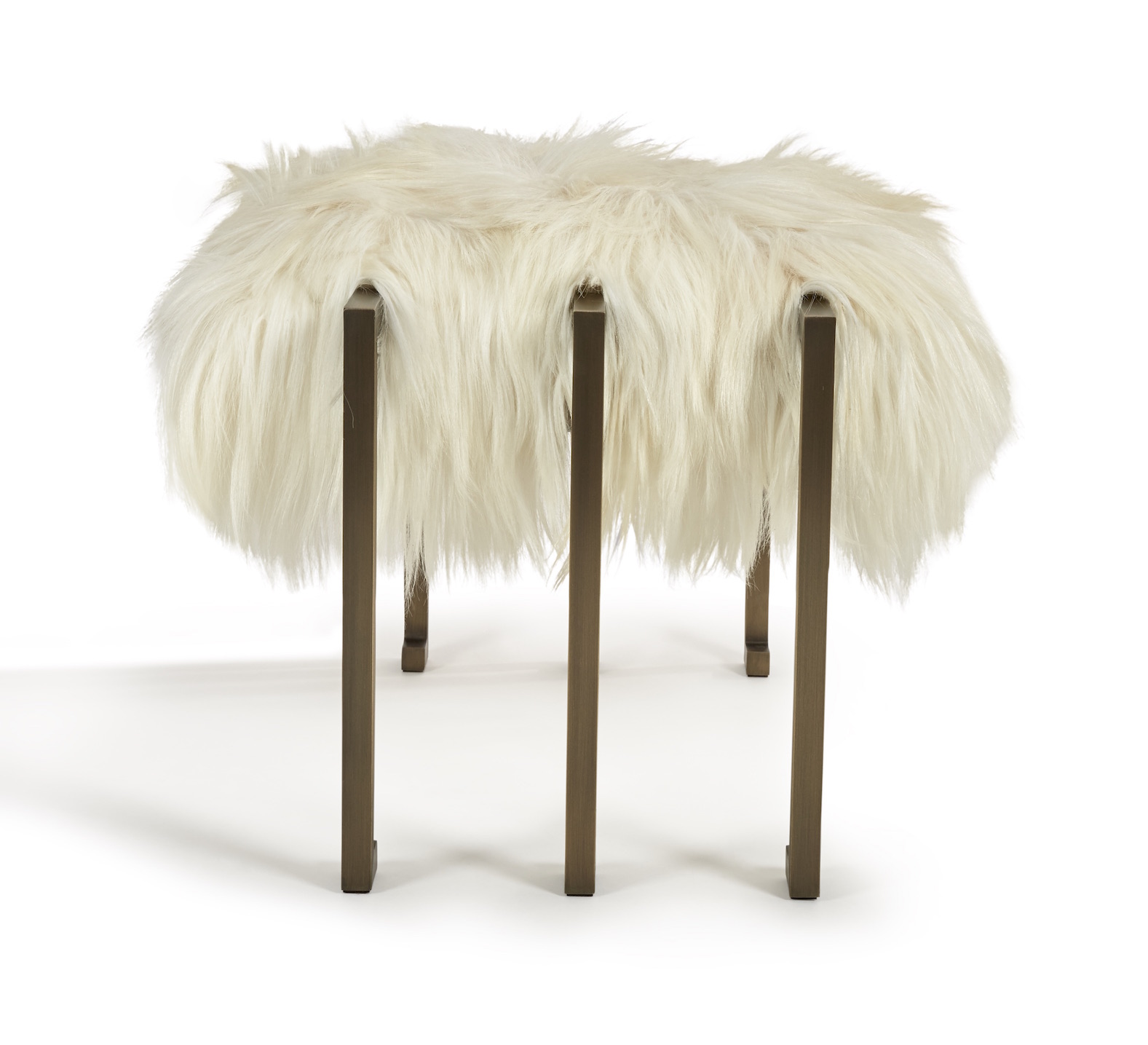 de sousa hughes kimberly denman poseidon solid brass stool long hair side 2