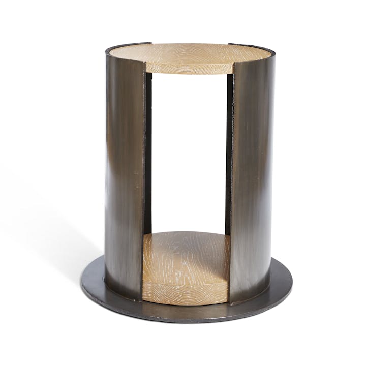 de sousa hughes kimberly denman rachis wood top side table front