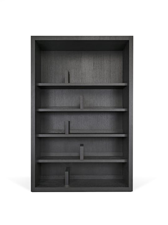 de sousa hughes liaigre BLOC BOOKSHELF CHARBON WIREBRUSHED OAK 2