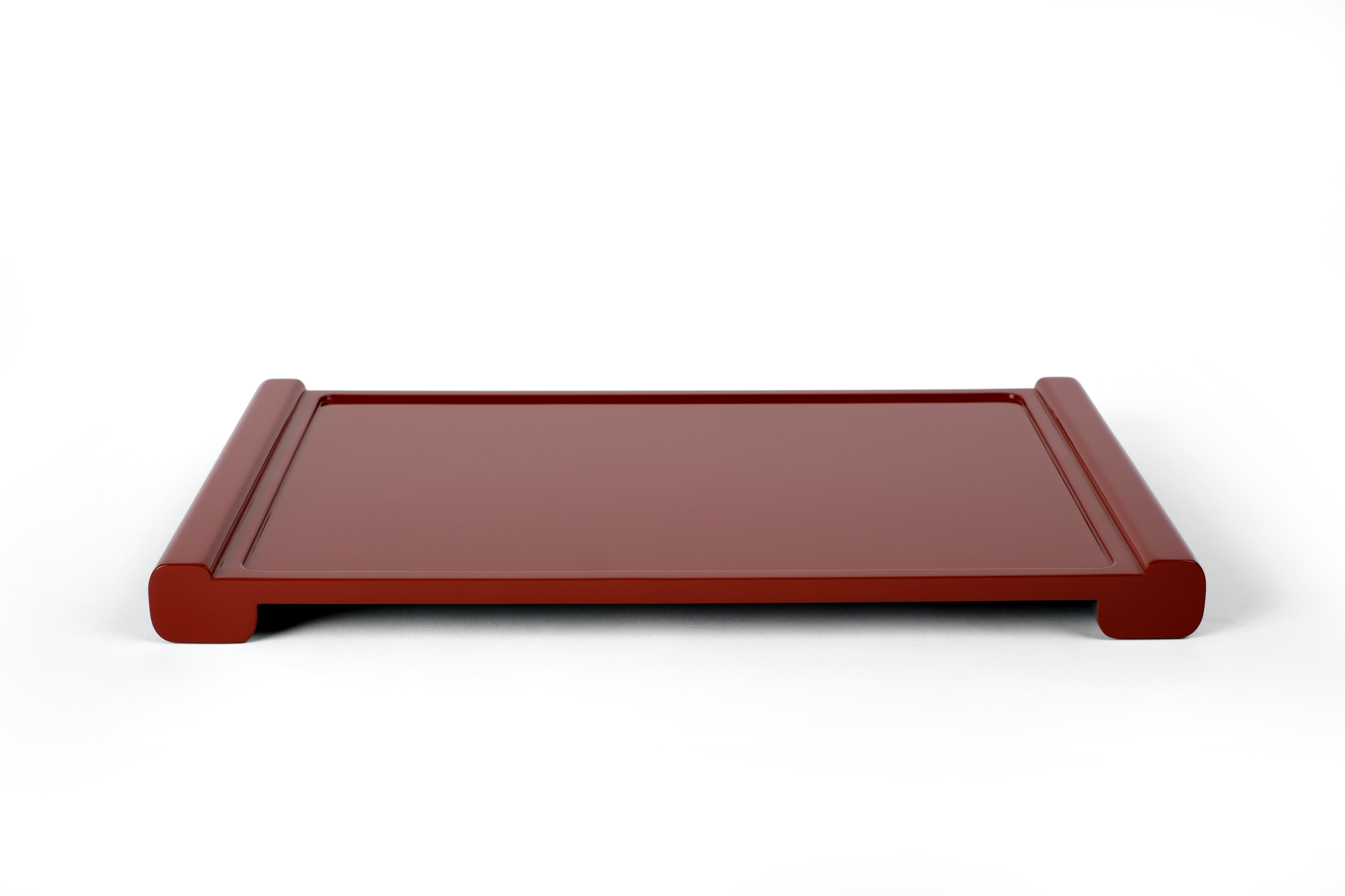 de sousa hughes liaigre hugo tray large red lacquer