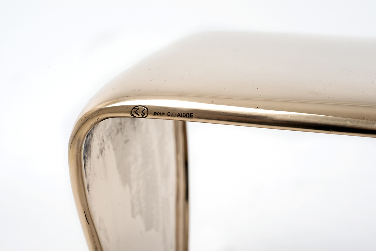 de sousa hughes liaigre NAJA coffee table bright polished bronze detail