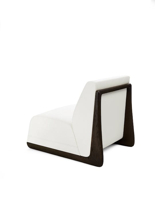 de sousa hughes liaigre Rimbaud lounge chair back angle