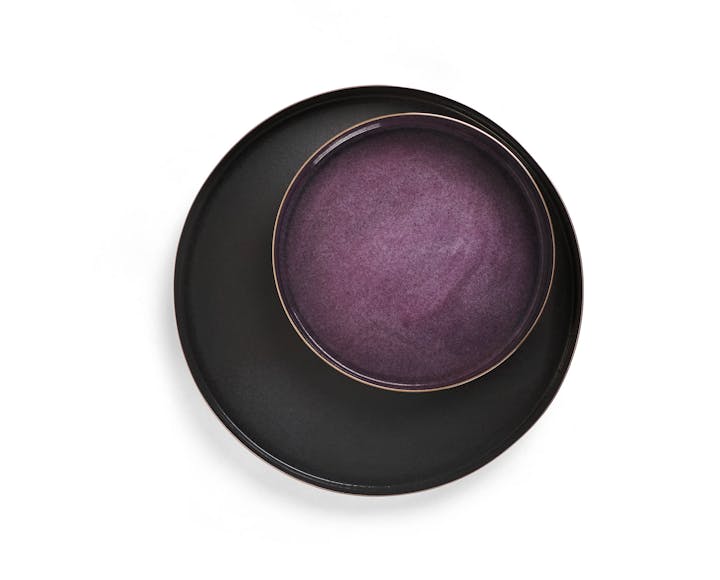 de sousa hughes liaigre Silla trays enameled metal trays plum copper top