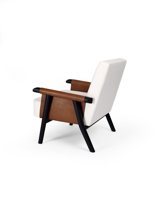 de sousa hughes liaigre Voluto Armchair back angle