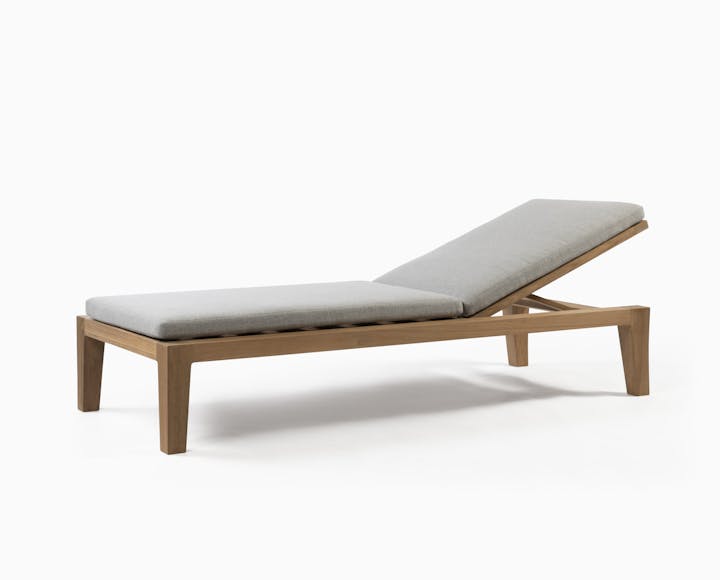 de sousa hughes link outdoor Banyan Armless Chaise 2