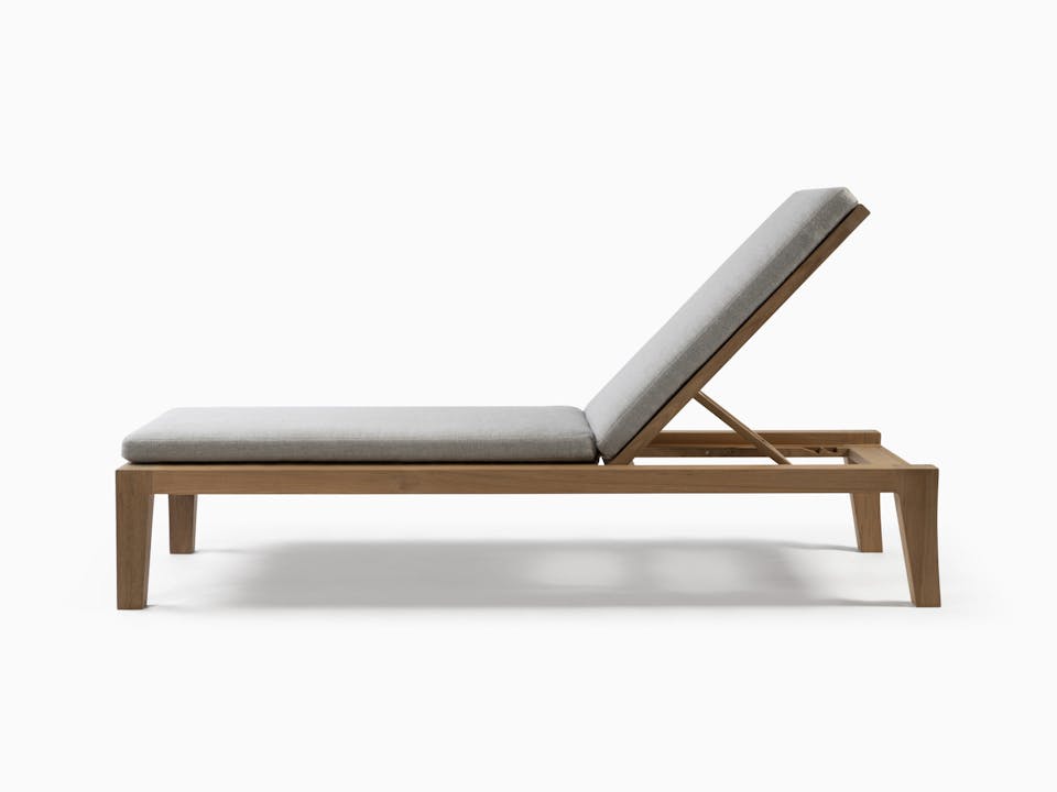 de sousa hughes link outdoor Banyan Armless Chaise 4