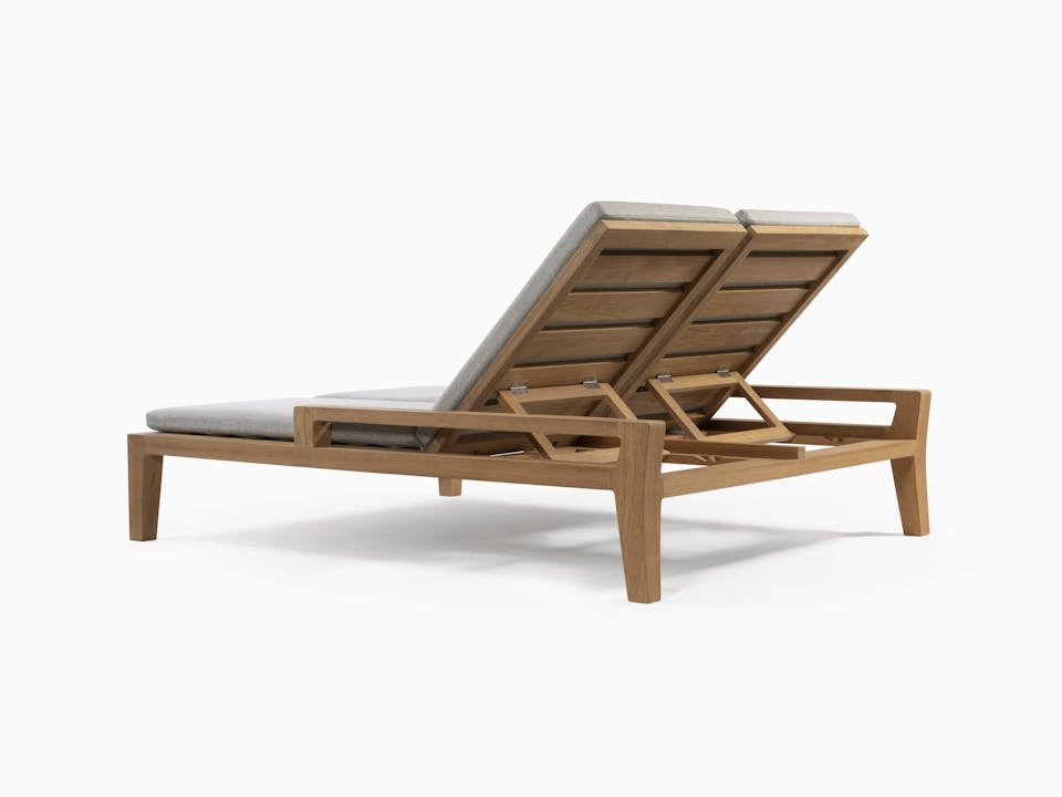 de sousa hughes link outdoor Banyan Double Chaise 1