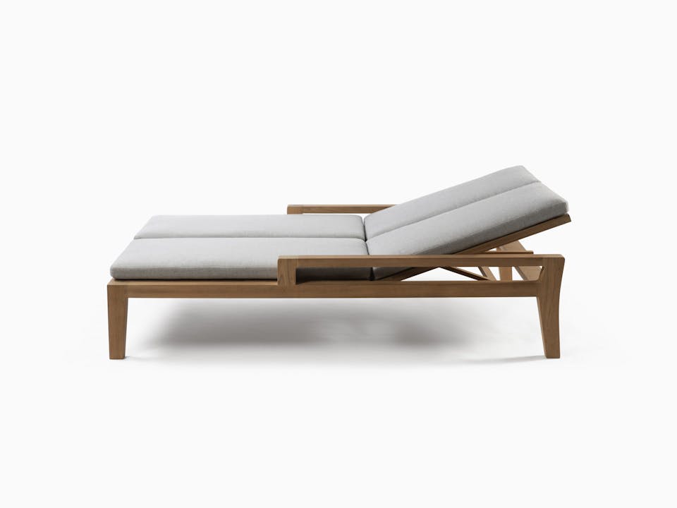 de sousa hughes link outdoor Banyan Double Chaise 5
