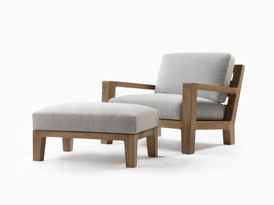 de sousa hughes link outdoor Banyan Ottoman 1