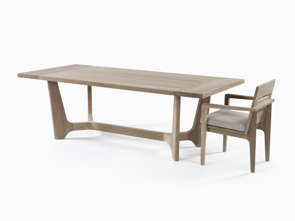 de sousa hughes link outdoor Bombay Dining Table 3