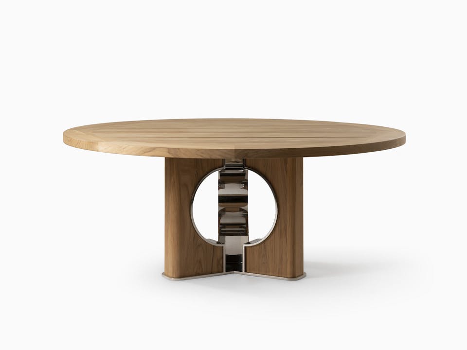 de sousa hughes link outdoor Eclipse Round Dining Table Size 2 1