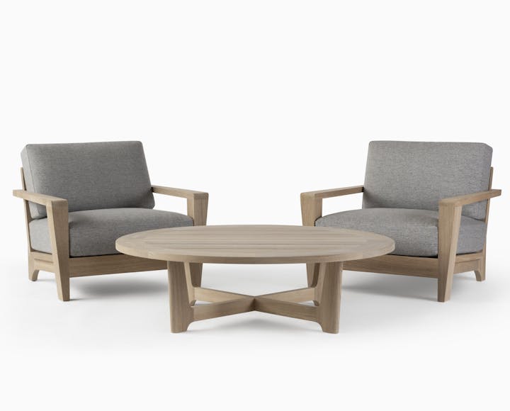 de sousa hughes link outdoor Bombay Round Cocktail Table