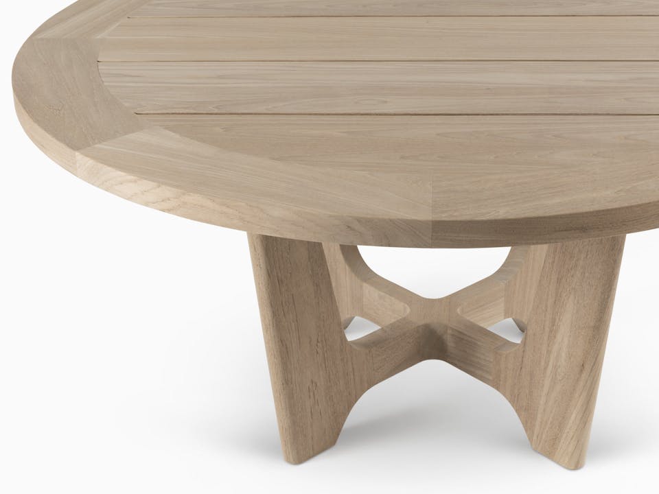 de sousa hughes link outdoor Bombay Round Dining Table Size 1 4