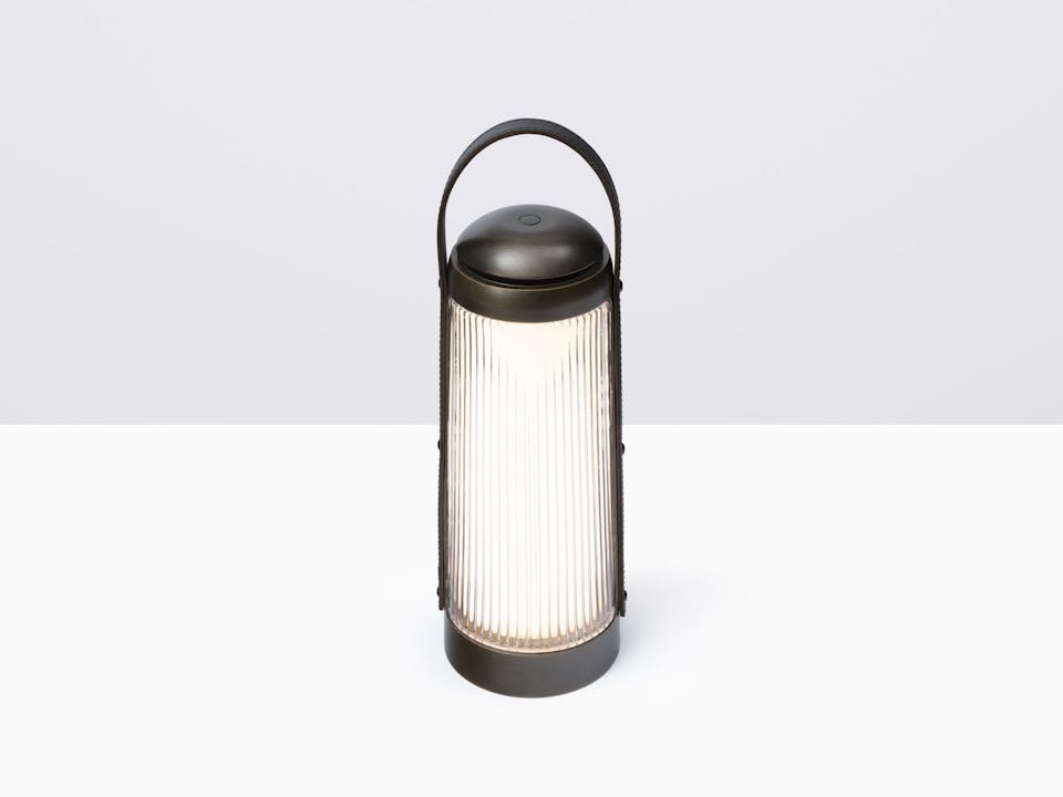 de sousa hughes Link Outdoor Crystal Lantern Dark Bronze 3