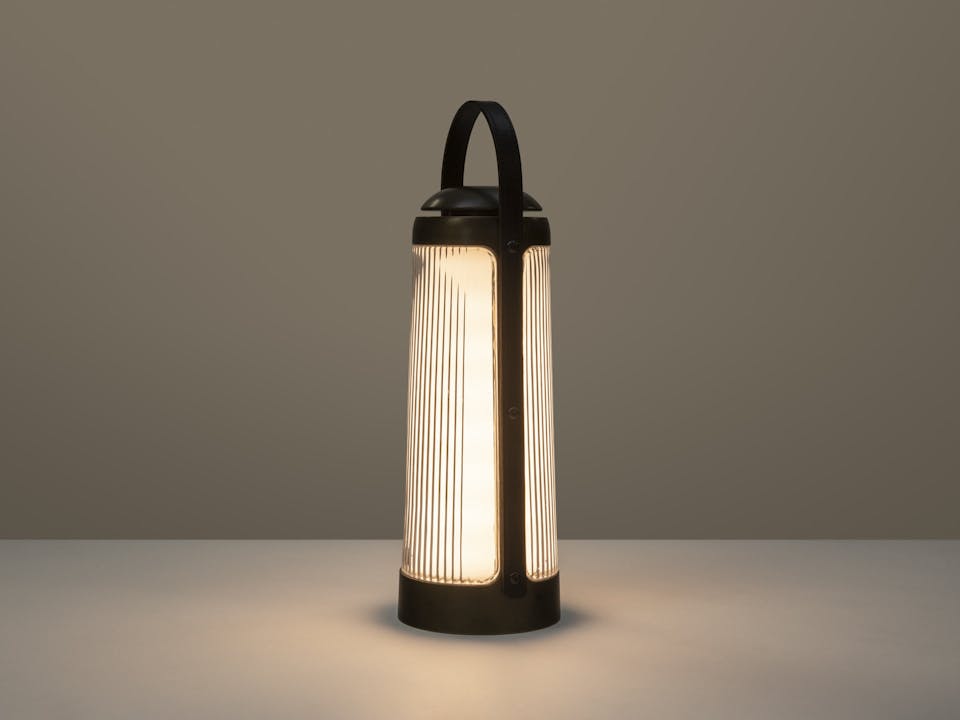 de sousa hughes Link Outdoor Crystal Lantern Dark Bronze 6