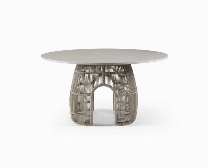de sousa hughes link outdoor Monterey Round Dining Table Sand 2