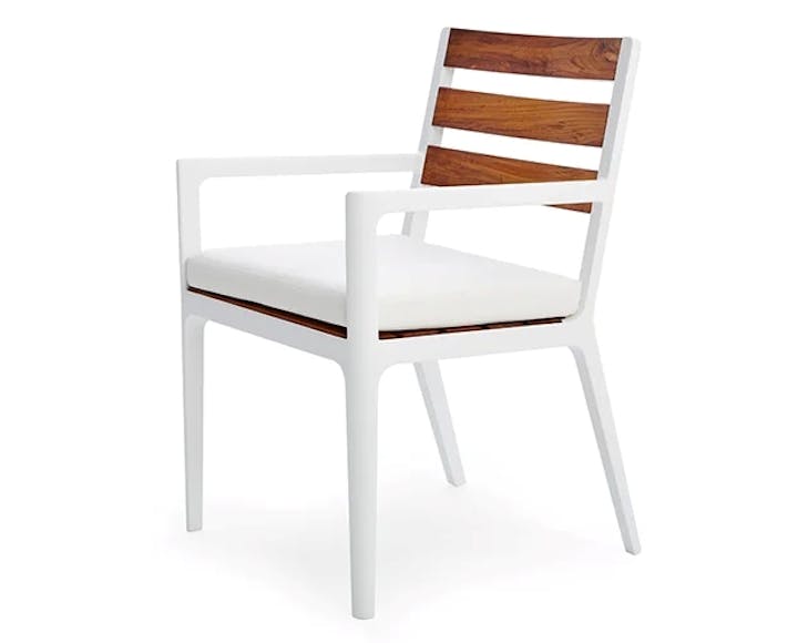 de sousa hughes link outdoor flux dining arm chair
