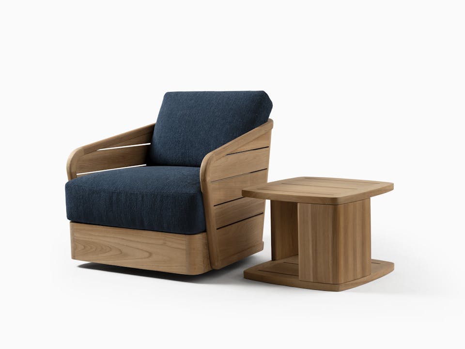 de sousa hughes link outdoor Grove Swivel Lounge Chair 8