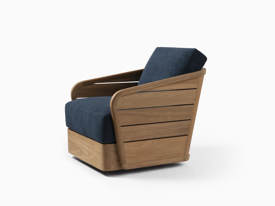 de sousa hughes link outdoor Grove Swivel Lounge Chair 3