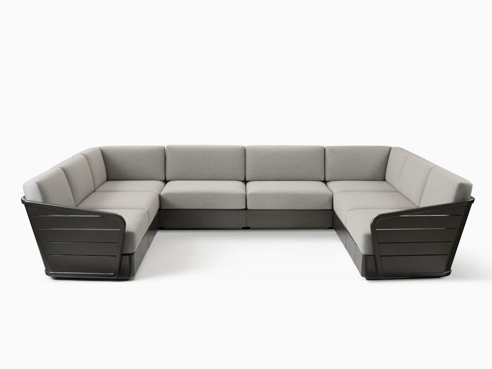 de sousa hughes link outdoor Riviera Sectional Sofa Antique Bronze 1