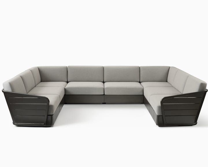 de sousa hughes link outdoor Riviera Sectional Sofa Antique Bronze 1