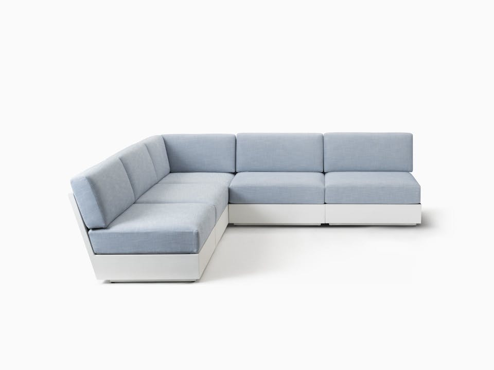 de sousa hughes link outdoor Riviera Sectional Sofa Bone White 4