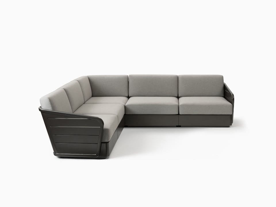 de sousa hughes link outdoor Riviera Sectional Sofa Antique Bronze 2